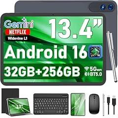 JJGJ 13 Inch Android Tablet with Accessories