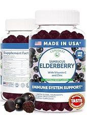 Lunakai Elderberry Gummies Immune Support 60ct