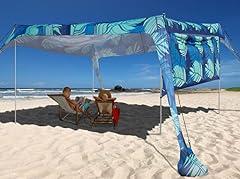 Beach Canopy Tent with Sidewalls 10x10FT