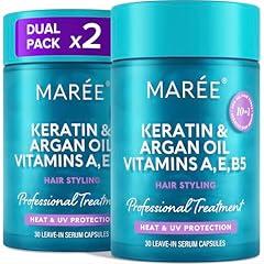 MAREE Hair Vitamins - Keratin Styling Oil with Jojoba & Argan