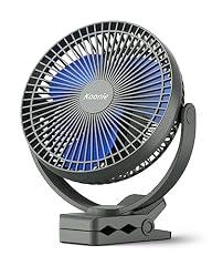 Koonie 10000mAh Rechargeable Clip-on Fan