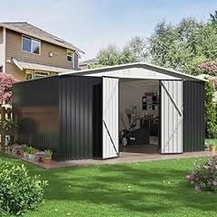 Polar Aurora Outdoor Storage Shed 12x14 FT