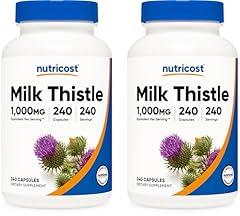 Nutricost Milk Thistle 250mg, 240 Count (Pack of 2)