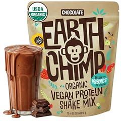 EarthChimp Organic Vegan Protein Powder Chocolate