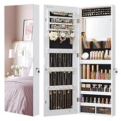 SONGMICS Jewelry Cabinet with Lighted Mirror