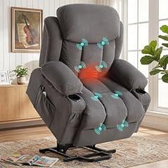 BOSMILLER Power Lift Recliner Chair with Massage and Heat