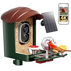 HEAPETS Solar Bird Feeder Camera 4K UHD