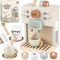 Airlab Wooden Toy Coffee Maker for Kids