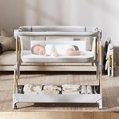ANGELBLISS Baby Bassinet, 3-in-1 Bedside Crib