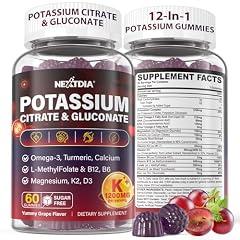 Nextdia Potassium & Mineral Gummies 1200mg
