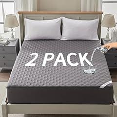 Waterproof Queen Mattress Protector - 2 Pack