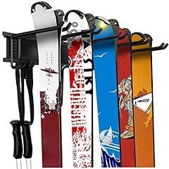 WALMANN Garage Ski Wall Rack System