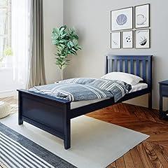 Max & Lily Twin Bed Frame Blue