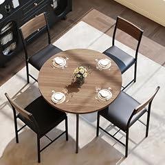 Pamapic Round Dining Table Set