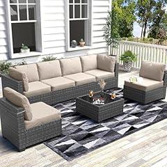 Outdoor Patio Furniture Set with Coffee Table