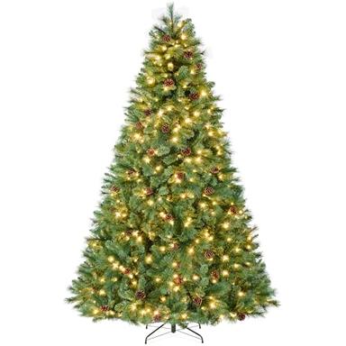 prelit christmas tree 9ft