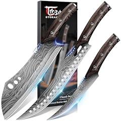 SYOKAMI 3-Piece Japanese Butcher Knife Set