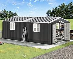 VanAcc Outdoor Storage Shed 12x20x7.2 FT
