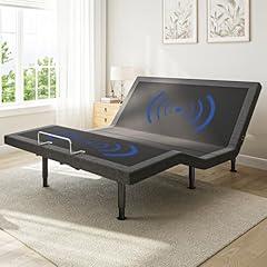 Kaipuyiree Adjustable Queen Bed Frame with Massage