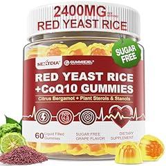 Nextdia Red Yeast Rice Gummies 2400MG with CoQ10