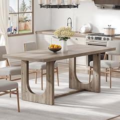 DWVO Large Rectangle Dining Table for 6-8
