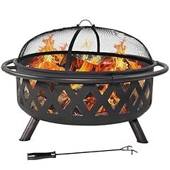 Sunnydaze Crossweave 36-Inch Outdoor Fire Pit