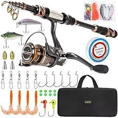 PLUSINNO Telescopic Fishing Rod and Reel Combo
