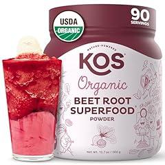 KOS Organic Beet Root Powder, 90 Servings
