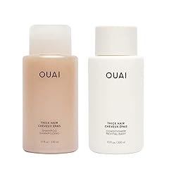 OUAI Thick Shampoo and Conditioner Set