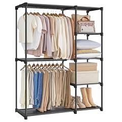 SONGMICS Portable Closet Organizer URYG24BK