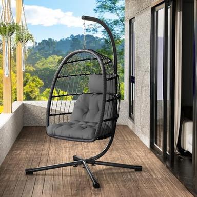 Hanging egg chairs