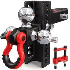 TYT Adjustable Trailer Hitch Tri Ball Mount