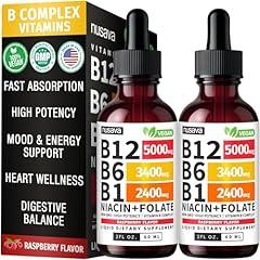 NUSAVA Vitamin B12 Liquid Drops 5000 mcg