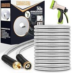 Unywarse 50 ft Stainless Steel Garden Hose