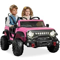 Kids 24V Electric Ride-On Truck - Pink
