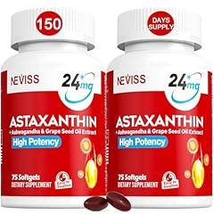 NEVISS Astaxanthin 24mg Antioxidant Supplement
