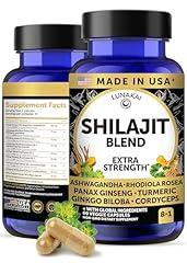 Lunakai Shilajit Extract with Ashwagandha, Rhodiola & Cordyceps