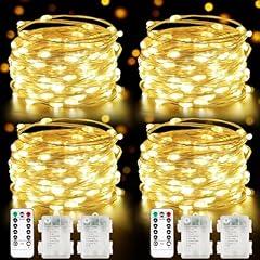 Albelt 100 LED Fairy Lights 4-Pack