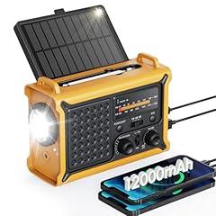 Roxicosly Emergency Weather Radio 12000mAh
