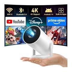 Lyncast Mini Projector 4K Android TV X1