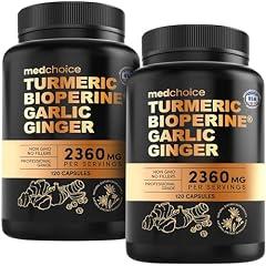 MEDCHOICE 4-in-1 Turmeric Garlic Supplements 2360 mg
