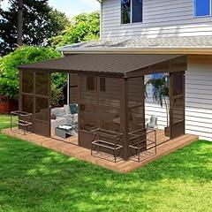 Domi Outdoor Living 10’ x 12’ Sunroom Gazebo