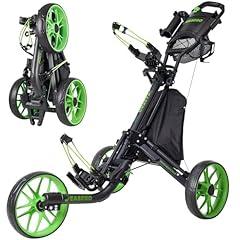 EASEGO Lemon Green 3-Wheel Golf Push Cart