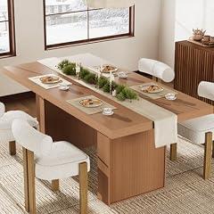 Garvee Modern Nut-Brown Dining Table
