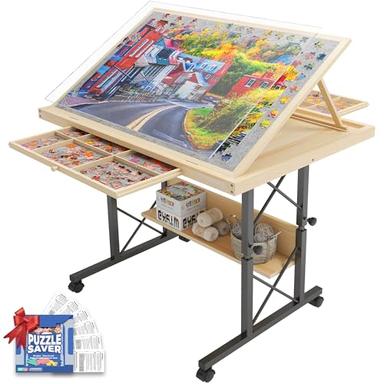 puzzle table with legs