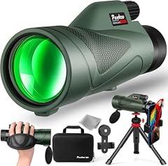 Pankoo 12x60 HD Monocular Telescope with Tripod