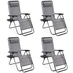 Sweetcrispy Zero Gravity Recliner Chairs Set