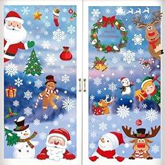 Traplace Christmas Window Clings and Decorations