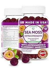 Lunakai Sea Moss Gummies with Ashwagandha and Elderberry