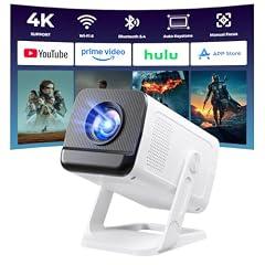ClokoWe Mini WiFi Bluetooth Projector 4K 1080P